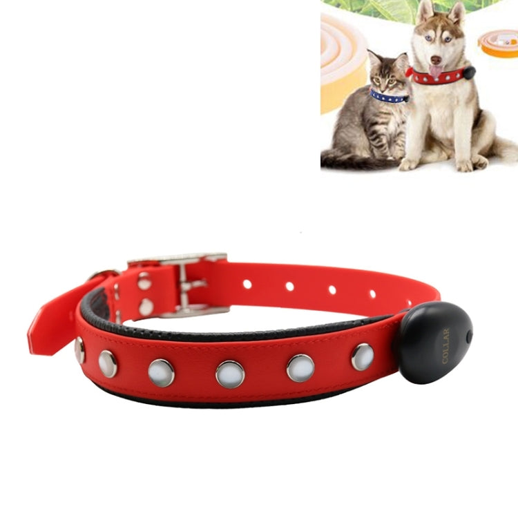 PVC Material Waterproof LED Light Adjustable Collar USB Rechargeable Pet Dogs Collar, Collar Size: 60*2.5 cm