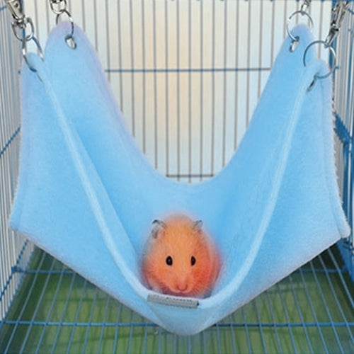 Pet Autumn Winter Short Plush Hamster Pet Keep Warm Ferret Hammock for Small Pets, Small, Size:16*15cm