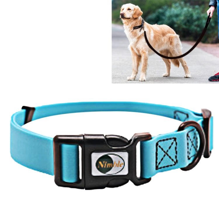PVC Material Waterproof Adjustable Single Loop Pet Dogs Collar, Suitable for Docile Dogs, Size: XS, Collar Size: 20-32 cm