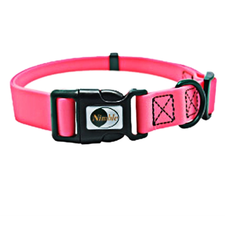 PVC Material Waterproof Adjustable Single Loop Pet Dogs Collar, Suitable for Docile Dogs, Size: S, Collar Size: 24-36 cm
