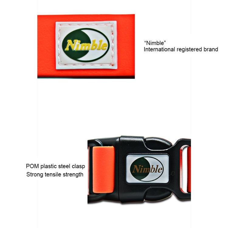 PVC Material Waterproof Adjustable Single Loop Pet Dogs Collar, Suitable for Docile Dogs, Size: M, Collar Size: 30-47 cm