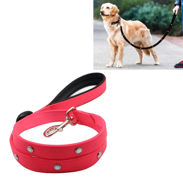PVC Webbing Material Waterproof LED Light Traction Belt Pet Dogs Traction Rope with Handle, Suitable For Medium and Large Dogs, Rope Length: 120 cm