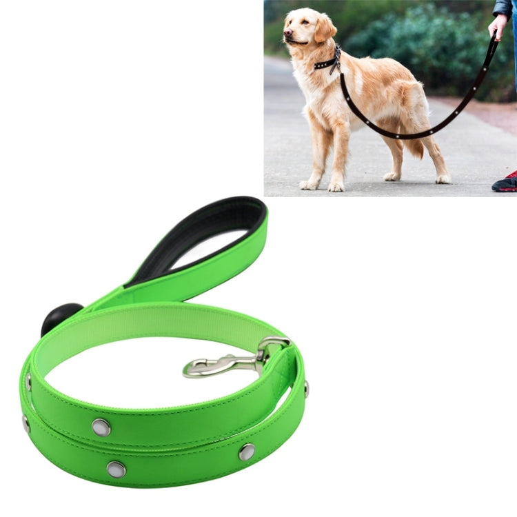 PVC Webbing Material Waterproof LED Light Traction Belt Pet Dogs Traction Rope with Handle, Suitable For Medium and Large Dogs, Rope Length: 120 cm
