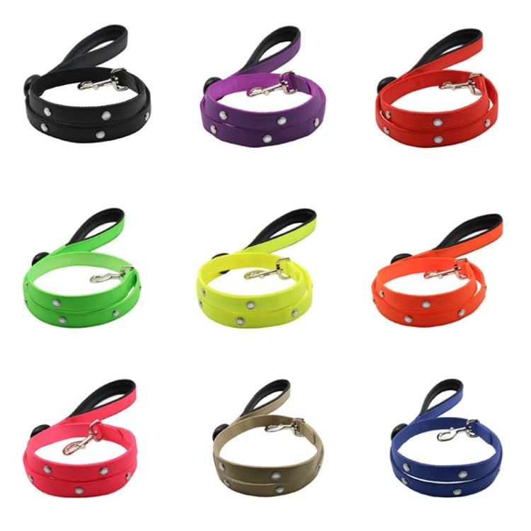 PVC Webbing Material Waterproof LED Light Traction Belt Pet Dogs Traction Rope with Handle, Suitable For Medium and Large Dogs, Rope Length: 120 cm