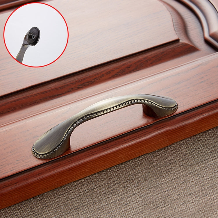 5 PCS 6009-96 Cyan Ancient Drawer Cabinet Door European Style Retro Copper Handle