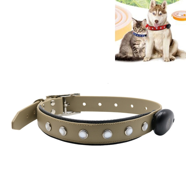 PVC Material Waterproof LED Light Adjustable Collar USB Rechargeable Pet Dogs Collar, Collar Size: 65*2.5 cm