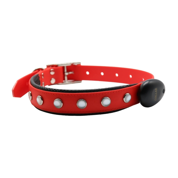 PVC Material Waterproof LED Light Adjustable Collar USB Rechargeable Pet Dogs Collar, Collar Size: 65*2.5 cm