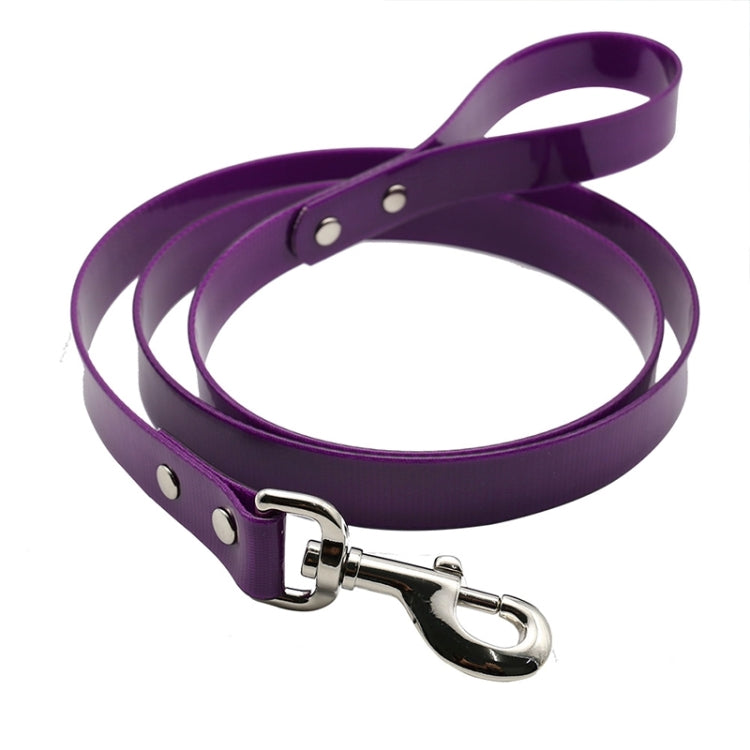 TPU Material Traction Belt Pet Dogs Collar Telescopic Dog Traction Rope with Dog Leash Handle, Size: S, Rope Length: 120 cm, Collar Size: 40 cm