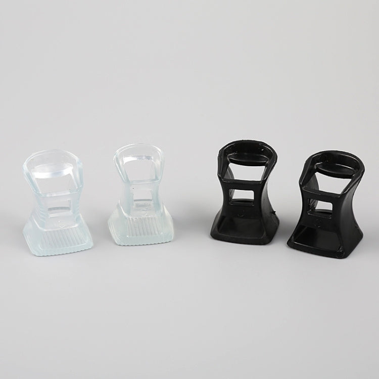5 Pairs Hard Wearing Anti-slip PVC StoppersShoes High Heel Cover Protectors, Size: S ,Random Color Delivery