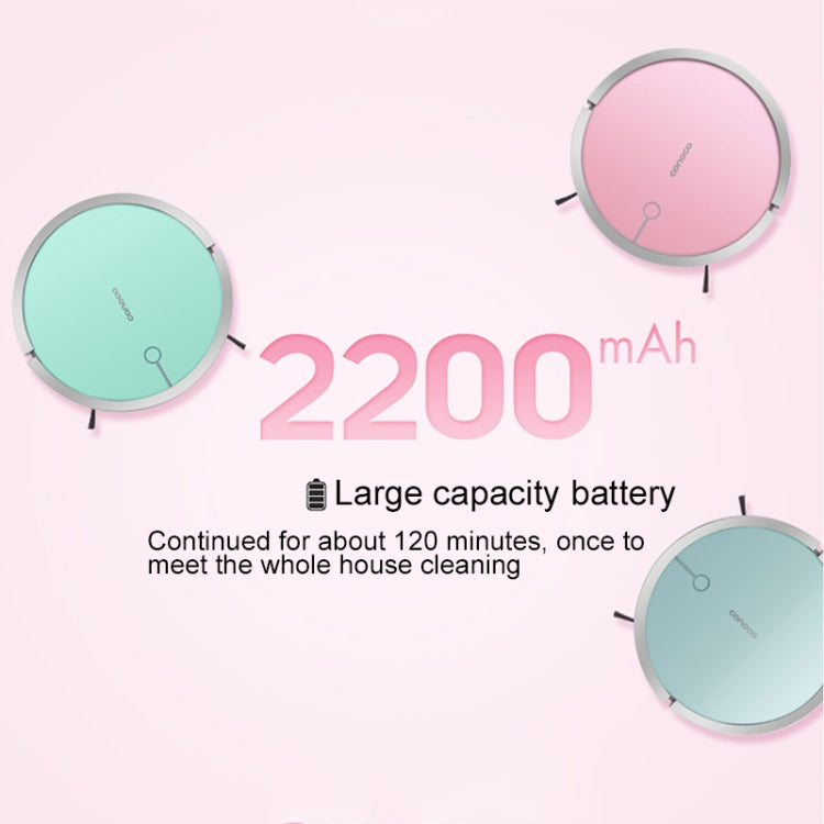 Conoco YBS1705 1500Pa Large Suction Macarons Smart Household Vacuum Cleaner Clean Robot, Support Phone APP Control & Amazon Alexa