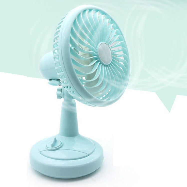 Room Office Adjustable Head USB Rechargeable Battery Operated Cooling Mini Fan, 2 Speeds