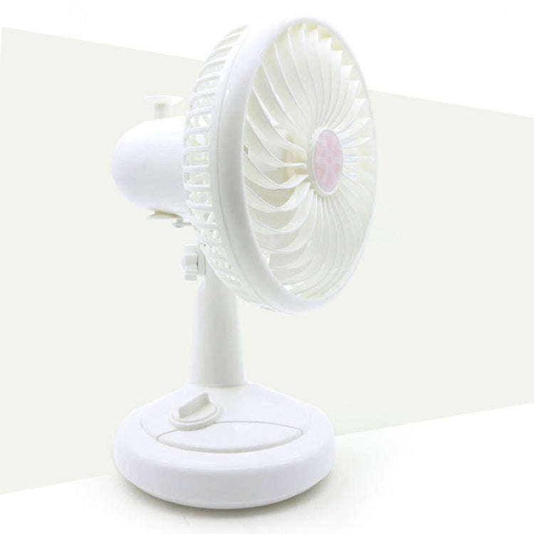 Room Office Adjustable Head USB Rechargeable Battery Operated Cooling Mini Fan, 2 Speeds
