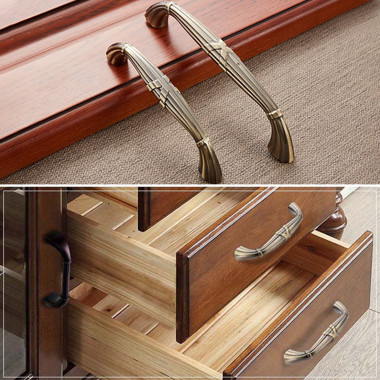 3 PCS 6046-128 Drawer Cabinet Door European Style Classical Bronze Handle