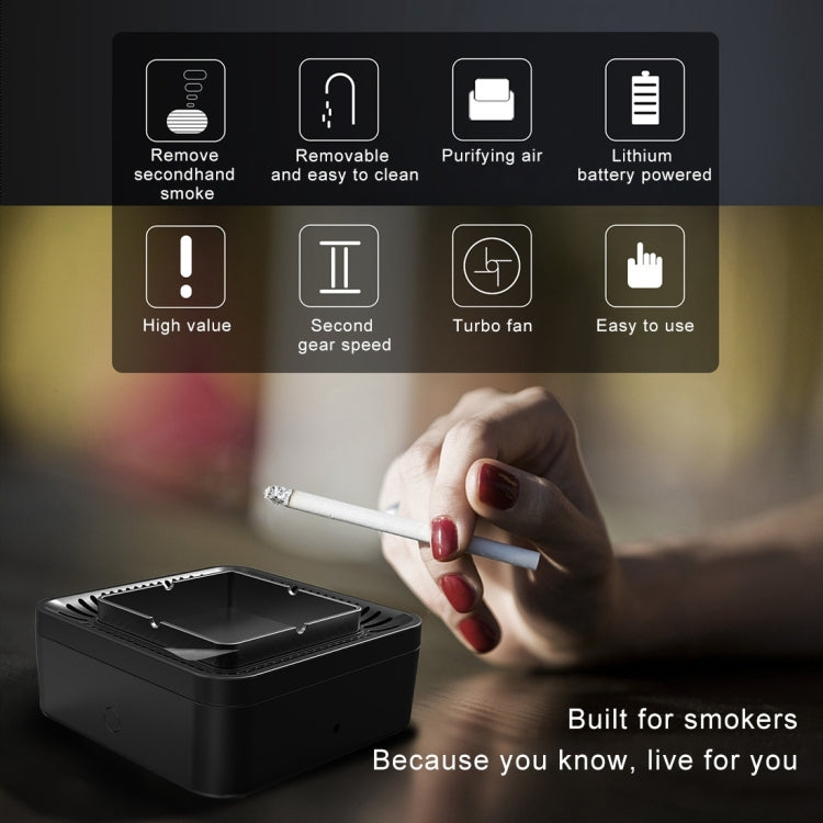 S1 Ashtray Negative Ion Air Purifier PM2.5 Home Car Air Freshener Air Cleaner