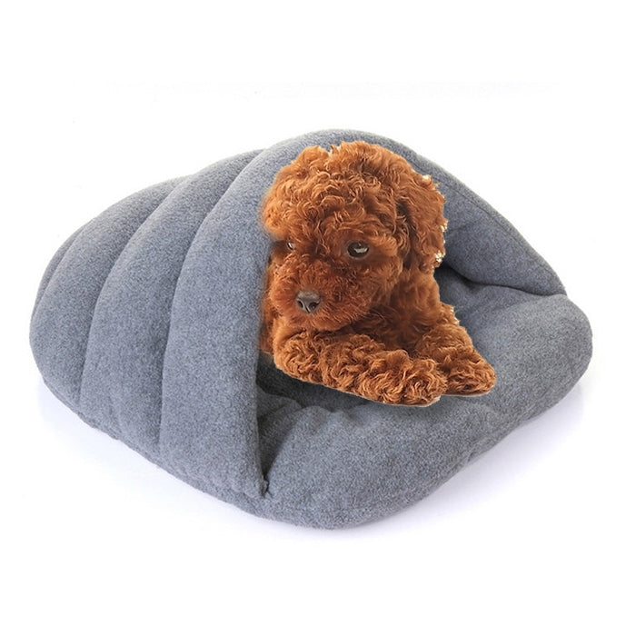 Slipper Shape Polar Fleece Warm Thicken Pet Dogs Cats House Size: L, 58Ã—68Ã—32cm