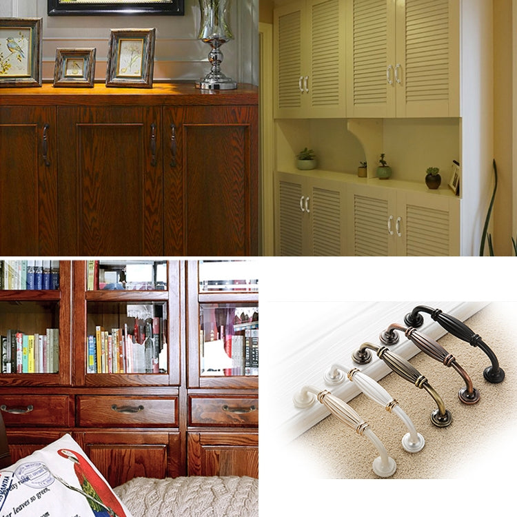 5 PCS 6064_96 Thickened Drawer Cabinet Handle (Gold + Silver)