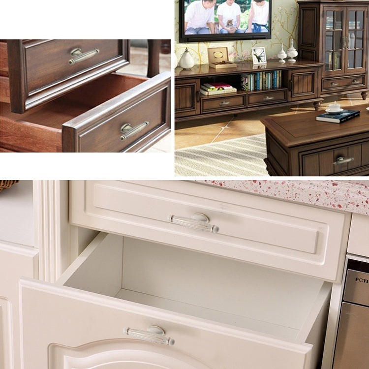 5 PCS 6064 Single Hole Thickened Drawer Cabinet Handle (Gold + Silver)