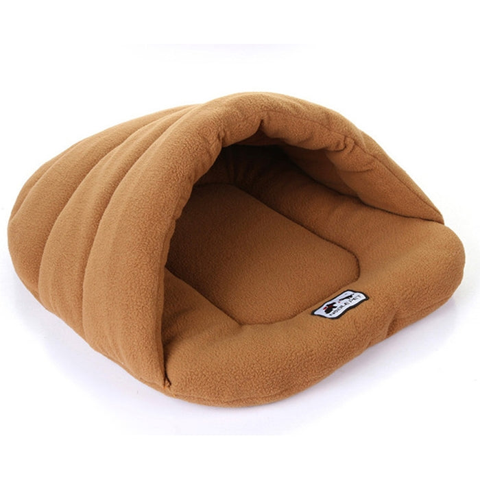 Slipper Shape Polar Fleece Warm Thicken Pet Dogs Cats House Size: M, 48Ã—58Ã—26cm