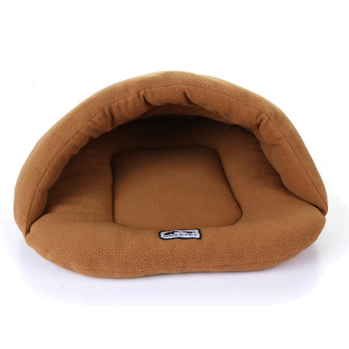 Slipper Shape Polar Fleece Warm Thicken Pet Dogs Cats House Size: M, 48Ã—58Ã—26cm