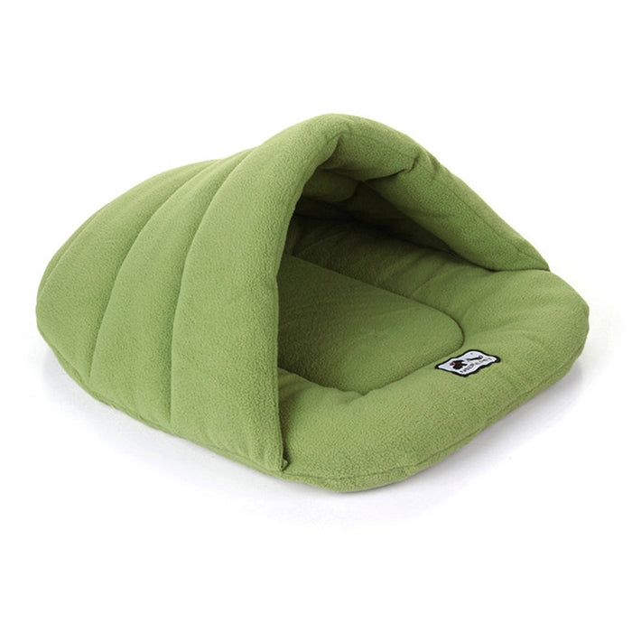 Slipper Shape Polar Fleece Warm Thicken Pet Dogs Cats House Size: M, 48Ã—58Ã—26cm