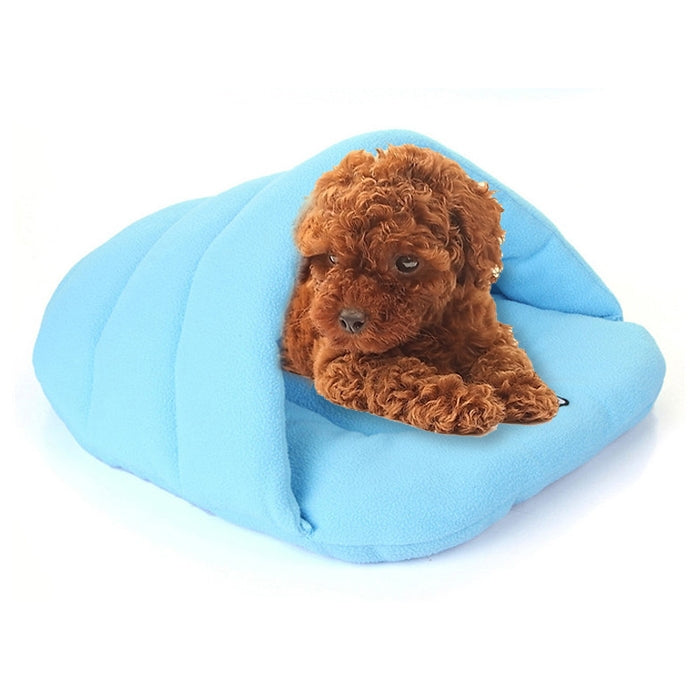 Slipper Shape Polar Fleece Warm Thicken Pet Dogs Cats House Size: M, 48Ã—58Ã—26cm