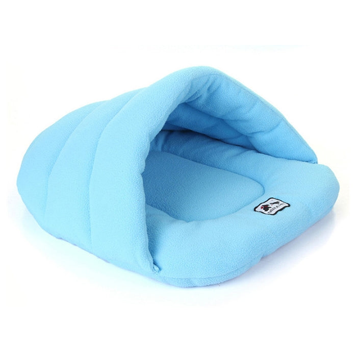 Slipper Shape Polar Fleece Warm Thicken Pet Dogs Cats House Size: M, 48Ã—58Ã—26cm