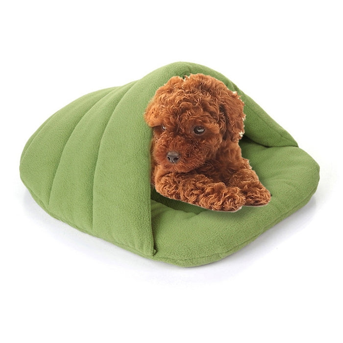 Slipper Shape Polar Fleece Warm Thicken Pet Dogs Cats House Size: S, 38Ã—48Ã—23cm