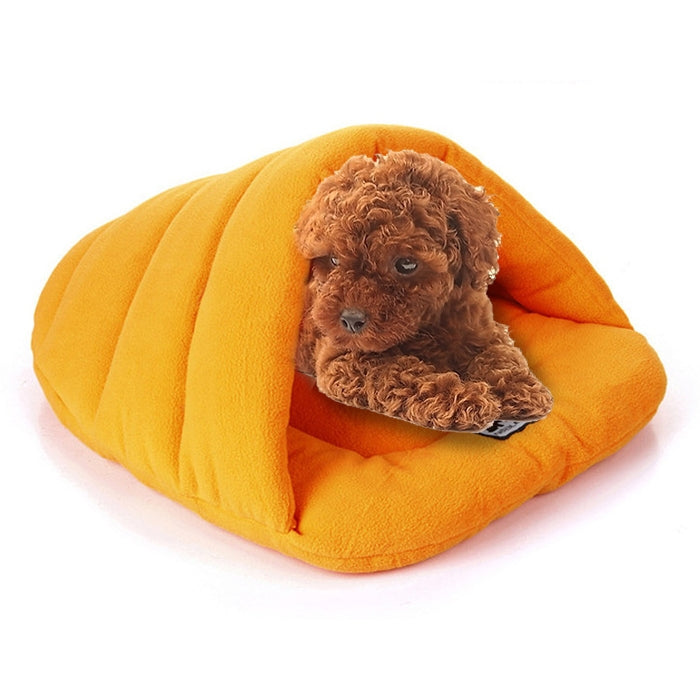 Slipper Shape Polar Fleece Warm Thicken Pet Dogs Cats House Size: XS, 28Ã—38Ã—20cm