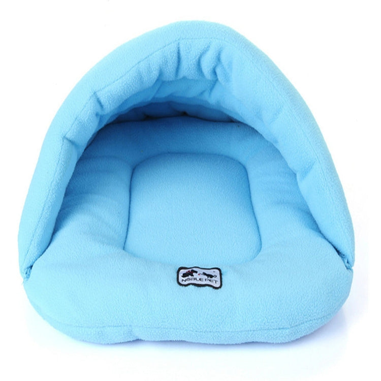 Slipper Shape Polar Fleece Warm Thicken Pet Dogs Cats House Size: XS, 28Ã—38Ã—20cm