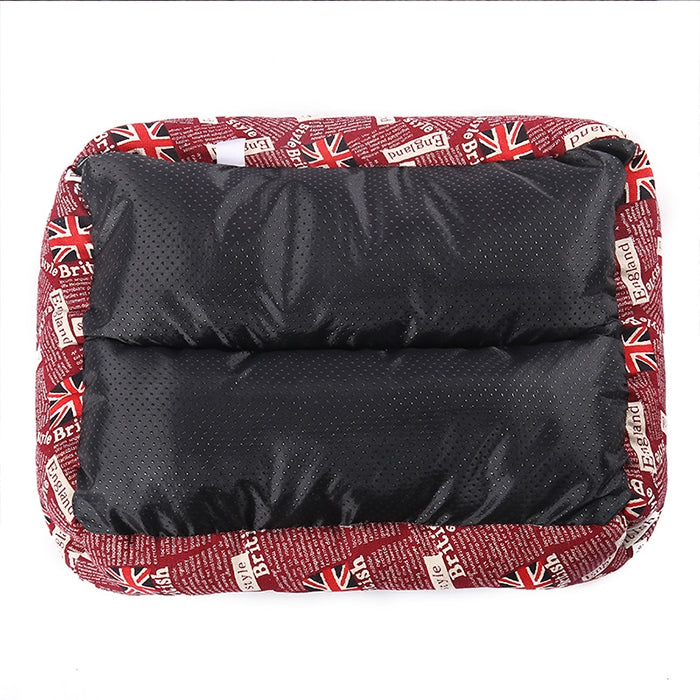 Four Seasons Genuine Warm Pet Dog Kennel Mat Teddy Pomerang Dog Mat, Size: 3XL, 110Ã—82Ã—20cm(Black Grey)