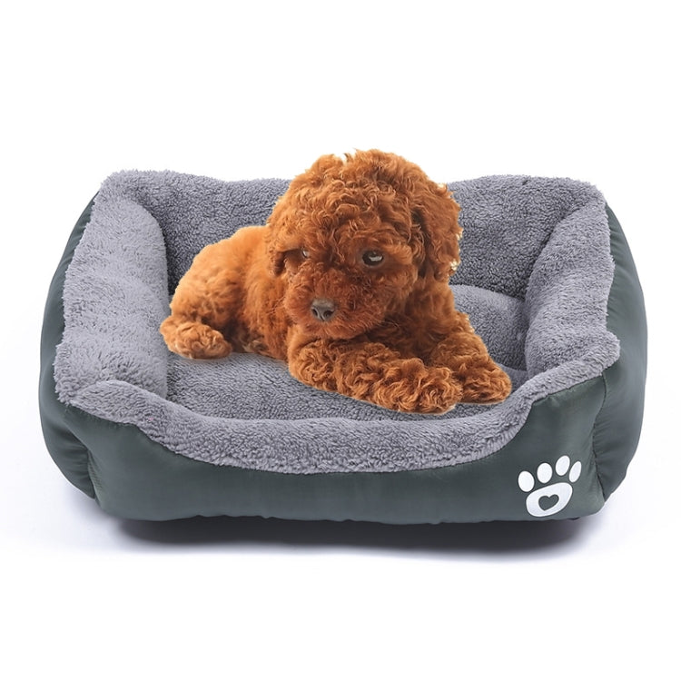 Candy Color Four Seasons Genuine Warm Pet Dog Kennel Mat Teddy Dog Mat, Size: 3XL, 110Ã—82Ã—20cm