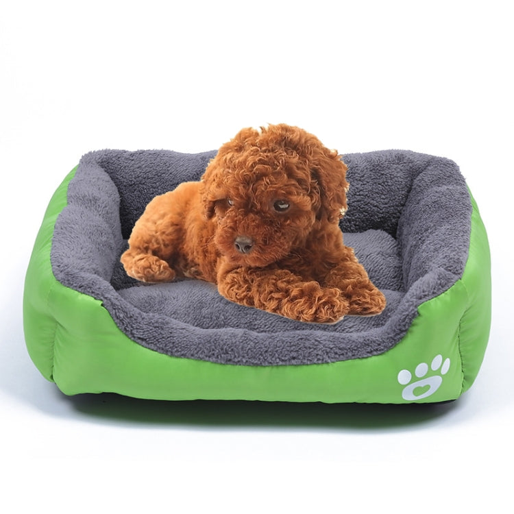 Candy Color Four Seasons Genuine Warm Pet Dog Kennel Mat Teddy Dog Mat, Size: 3XL, 110Ã—82Ã—20cm