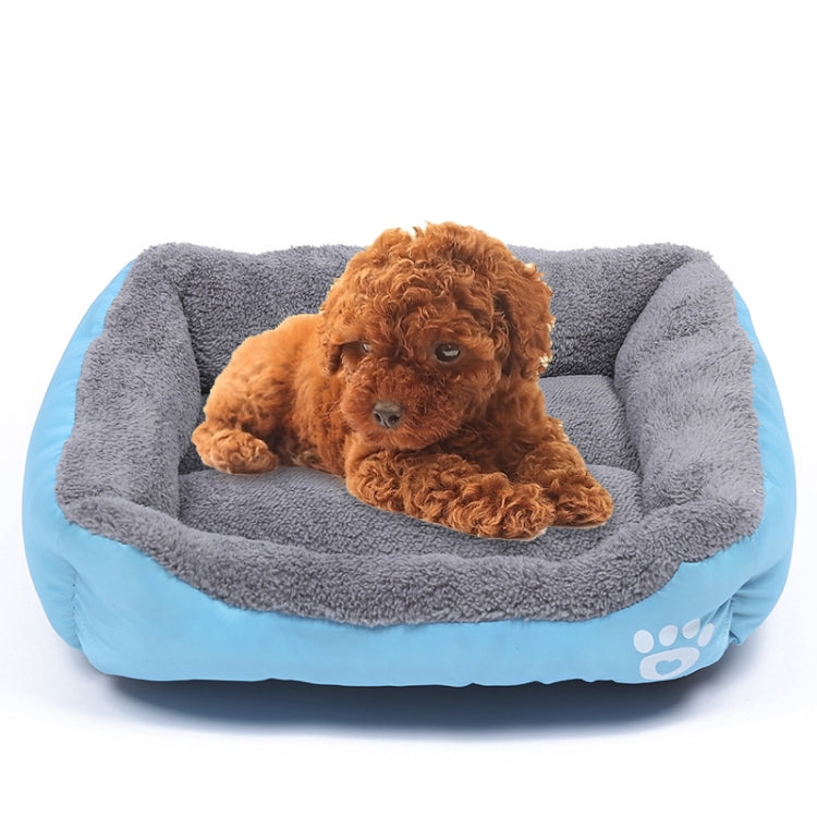 Candy Color Four Seasons Genuine Warm Pet Dog Kennel Mat Teddy Dog Mat, Size: 3XL, 110Ã—82Ã—20cm