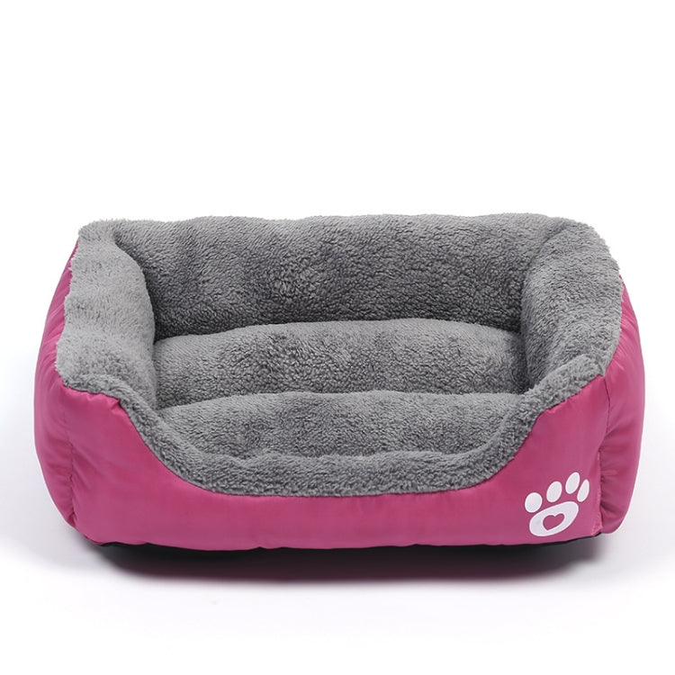 Candy Color Four Seasons Genuine Warm Pet Dog Kennel Mat Teddy Dog Mat, Size: 3XL, 110Ã—82Ã—20cm