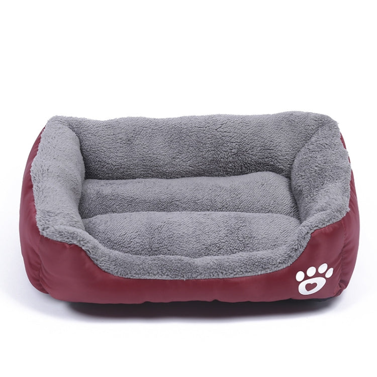 Candy Color Four Seasons Genuine Warm Pet Dog Kennel Mat Teddy Dog Mat, Size: 3XL, 110Ã—82Ã—20cm
