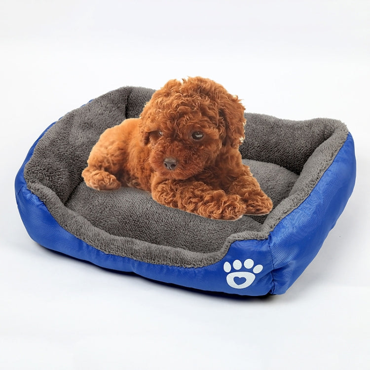 Candy Color Four Seasons Genuine Warm Pet Dog Kennel Mat Teddy Dog Mat, Size: L, 66Ã—50Ã—14cm