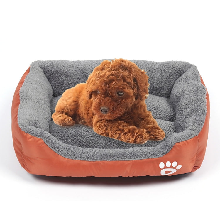 Candy Color Four Seasons Genuine Warm Pet Dog Kennel Mat Teddy Dog Mat, Size: L, 66Ã—50Ã—14cm