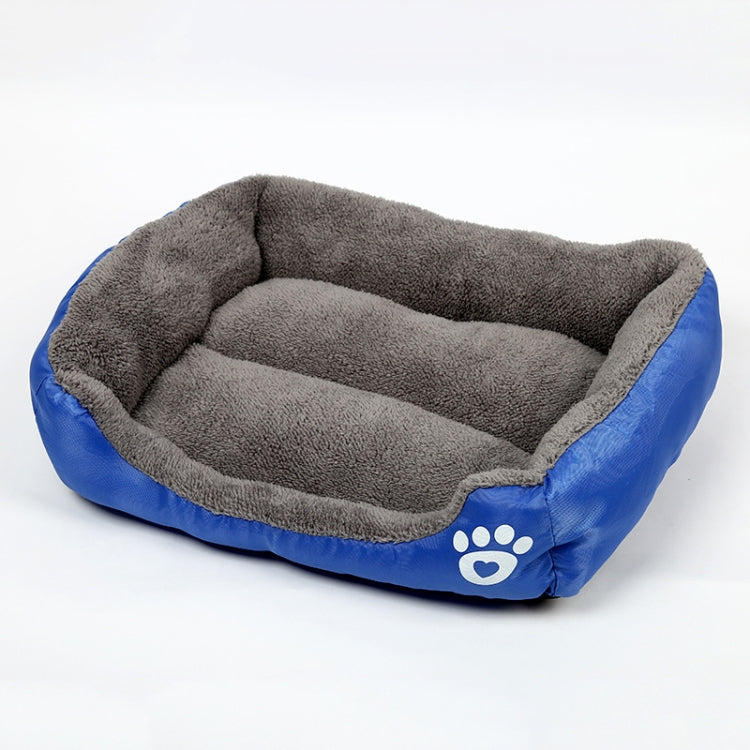 Candy Color Four Seasons Genuine Warm Pet Dog Kennel Mat Teddy Dog Mat, Size: S, 43Ã—32Ã—10cm