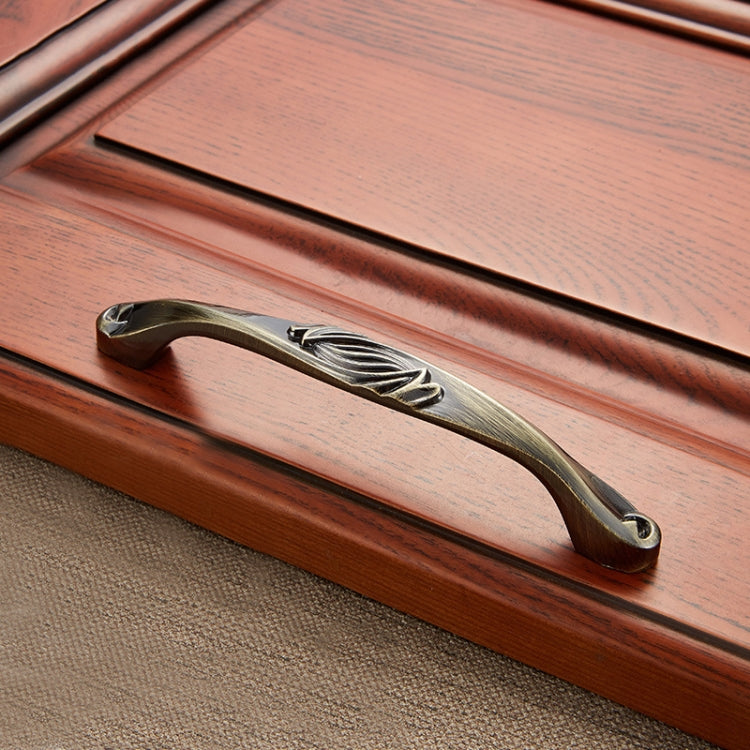 5 PCS 6047-128 Stainless Steel Electroplated Cabinet Handle (Cyan)