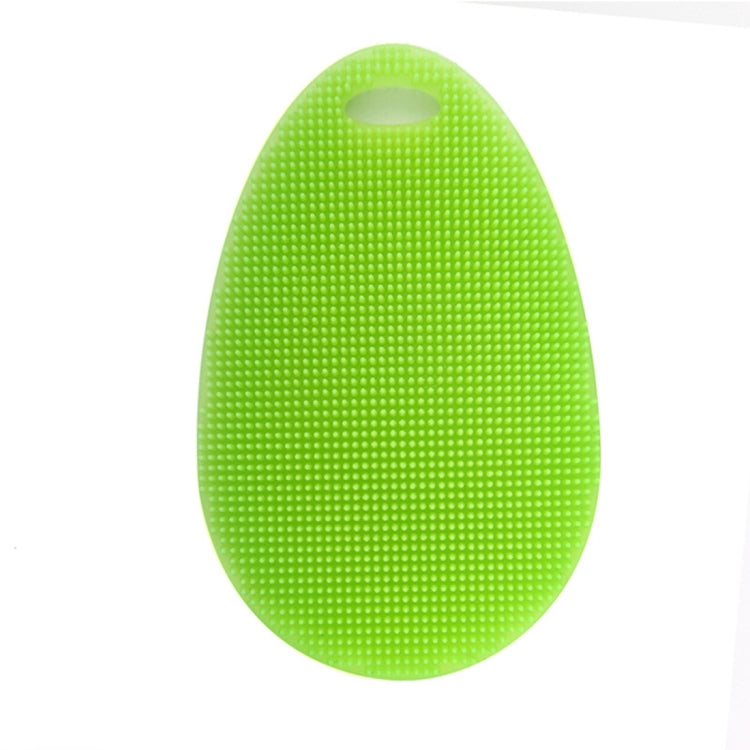 Water Drop Style Antibacterial Washing Brush Kitchen Dish Bowl Pot Cleaning Silicone Scouring Pad