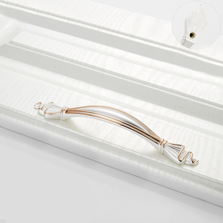 5 PCS 6543-96 Gold + Silver Drawer Cabinet Handle