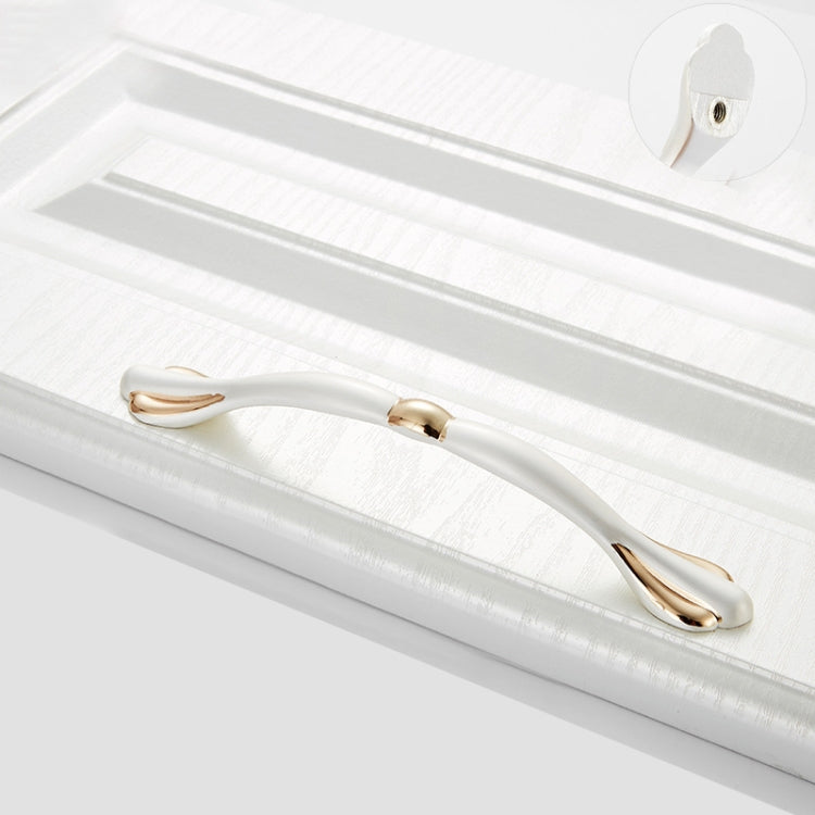 3 PCS 6555-128 Gold + Silver Drawer Cabinet Handle