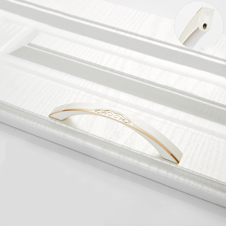 5 PCS 6541-96 Gold + Silver Drawer Cabinet Handle