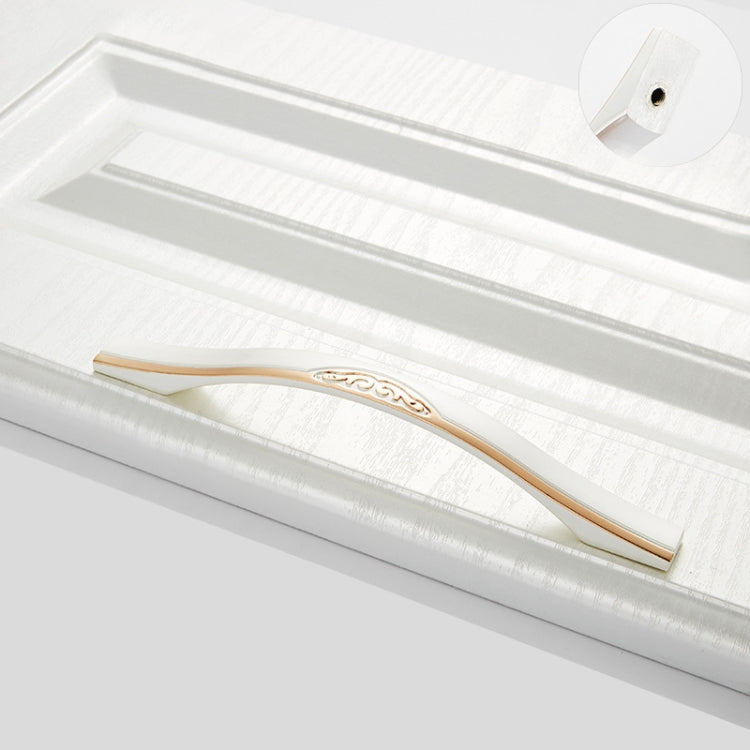 5 PCS 6555-128 Gold + Silver Drawer Cabinet Handle