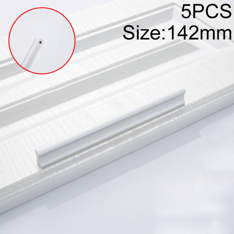5 PCS 2070-128 Aluminum Alloy Cabinet Door Drawer Handle (Matte)