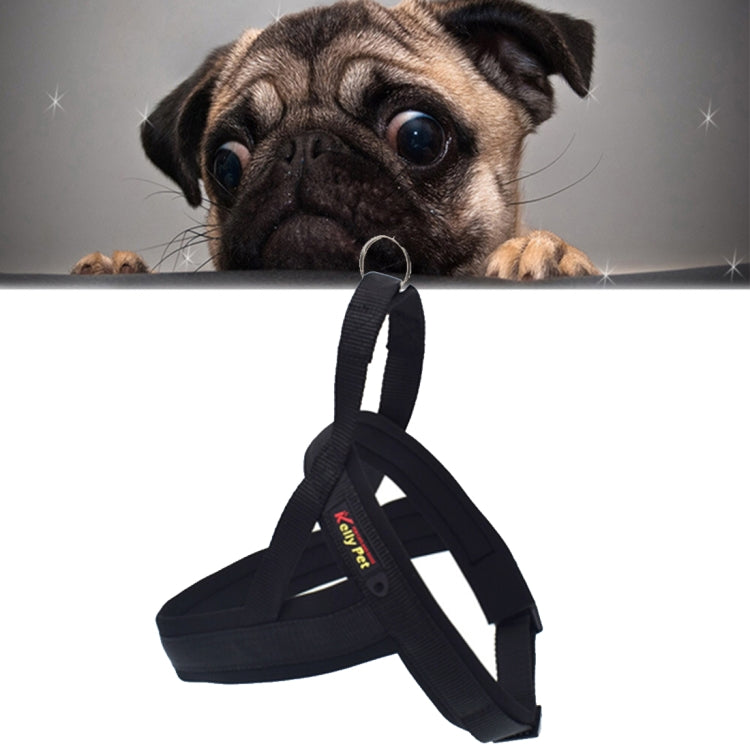 Pet Dogs Nylon Comfortable O-ring A7 Chest Harness Lead Leash, Size: M, Adjustable Range: 60-74cm