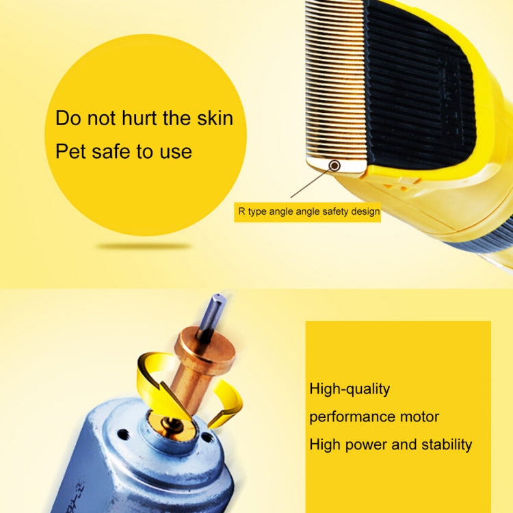 Pet Cats Dogs High Quality Ceramics Fine Teeth Electric Hair Clipper Play and Plug Dual-use Pets Clipper