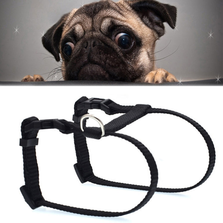 New Style Pet Cats Nylon Chest Strap Traction Lead Leash Collar, Width: 1.0cm, Adjustable Range: 21-34cm