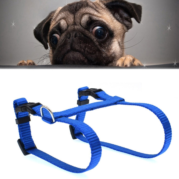 New Style Pet Cats Nylon Chest Strap Traction Lead Leash Collar, Width: 1.0cm, Adjustable Range: 21-34cm