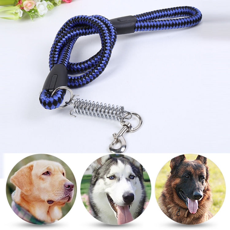 Pet Dogs PP Cruciferae Cushion Round Rope Nylon Neoprene Padding Pets Traction Lead Leash, Size: 1.2*120cm